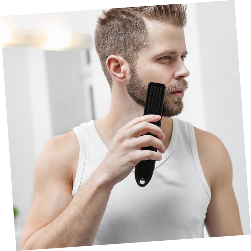 Natural Beard Pencil Filler Mustache Filling Pen Brush Easy Styling Tool for Men Beard Care Accessory Set - Image 3