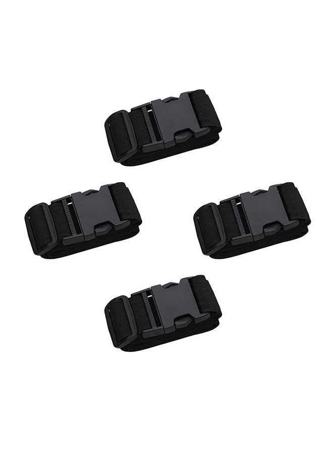 Bukela Luggage Straps, Straps with Buckle Adjustable, Suitcase Belts Travel Accessories Bag Adjustable Tie Down Strap Lashing Quick-Release (4 Pack)  - Image 2