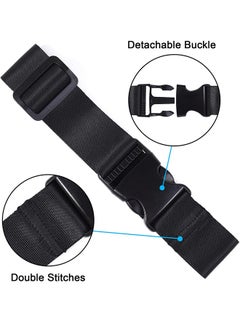Bukela Luggage Straps, Straps with Buckle Adjustable, Suitcase Belts Travel Accessories Bag Adjustable Tie Down Strap Lashing Quick-Release (4 Pack)  - Image 5