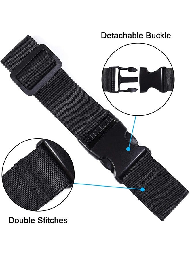 Bukela Luggage Straps, Straps with Buckle Adjustable, Suitcase Belts Travel Accessories Bag Adjustable Tie Down Strap Lashing Quick-Release (4 Pack)  - Image 5