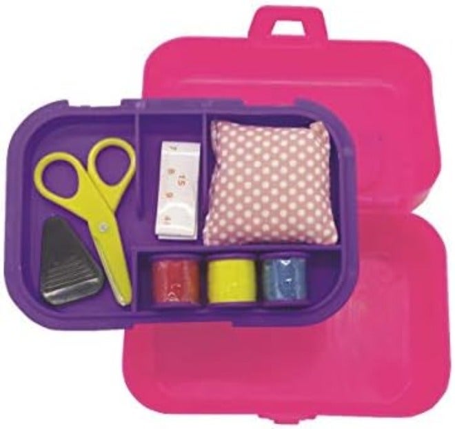 Lexibook Gabby's Dollhouse Sewing Machine Toy with Accessories, Light & Pedal,  Pink - Image 4