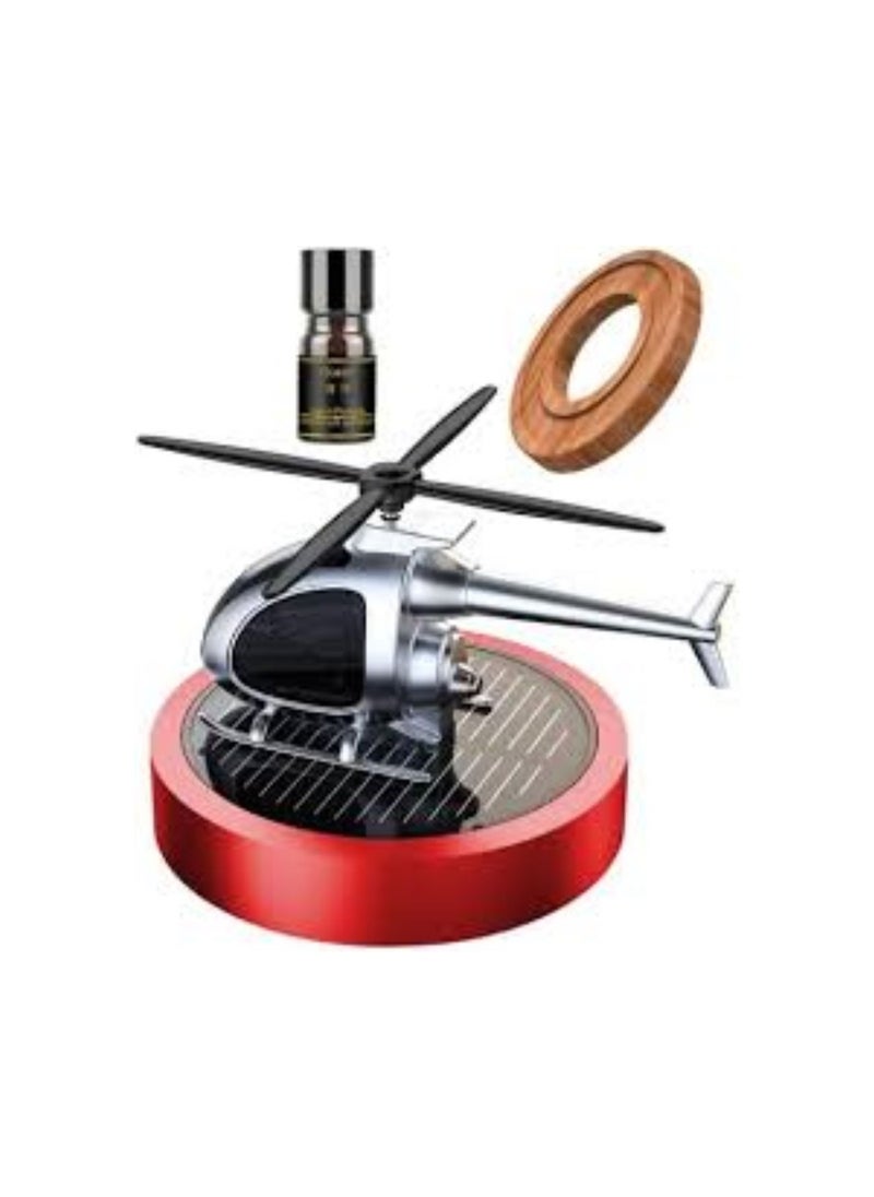 Car Aromatherapy Air Freshener Helicopter Aircraft Decoration Solar Car Perfume