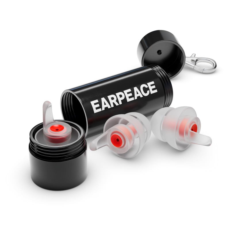 EARPEACE Music - Concert Ear Plugs - Earplugs for Noise Reduction up to 26dB - High Fidelity Ear Plugs for Concerts, Musicians and Live Events - Reusable Earplugs - Includes 3 Filter Sets and Case - Image 1