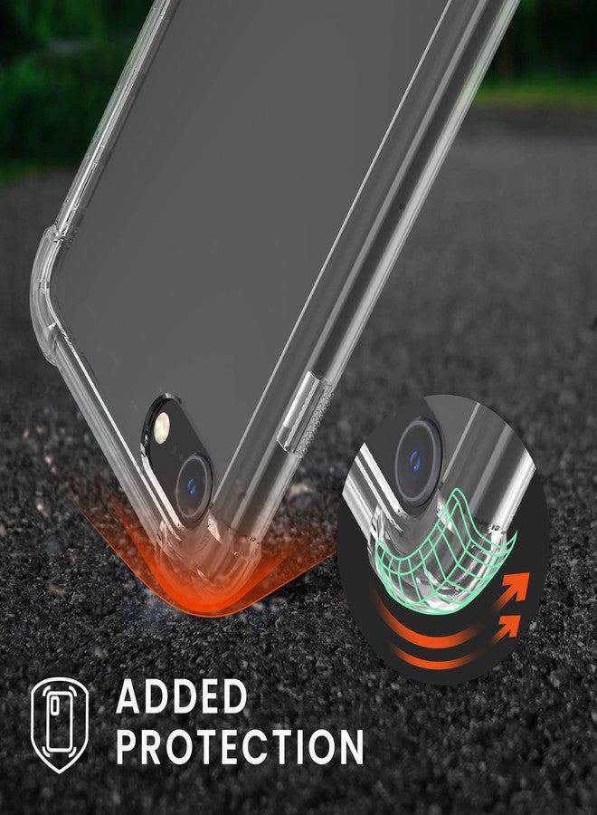 كي دابليو موبايل جراب كروسبودي من kwmobile متوافق مع هواتف Apple iPhone SE (2022) / iPhone SE (2020) / iPhone 8 / iPhone 7 - غطاء هاتف شفاف من مادة TPU مع حزام حبل - أسود/شفاف - Image 2