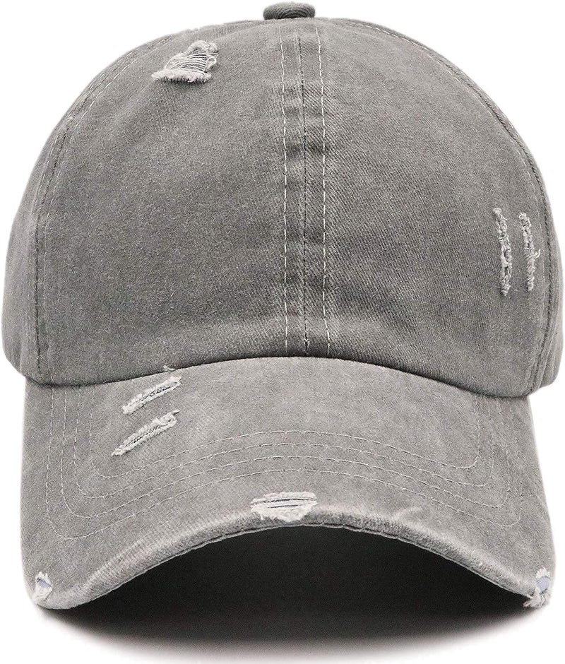 ProMindFun Womens Pony Hat High Ponytail Baseball Cap Girls Messy Bun Caps Camouflage Trucker Bad Hair Day Adjustable Dad Hat - Image 2