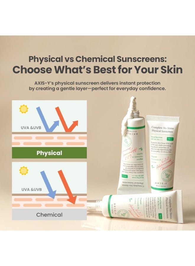 Axis-Y Complete No-Stress Physical Sunscreen V.3 – 50ml – 100% Authentic - Image 4