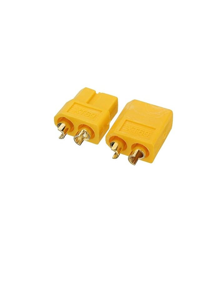 KNP - KNP XT60 Male Connector is a high quality reliable connector designed for use in various electronic and electrical applications particularly in RC radio control and drone systems. - Image 1