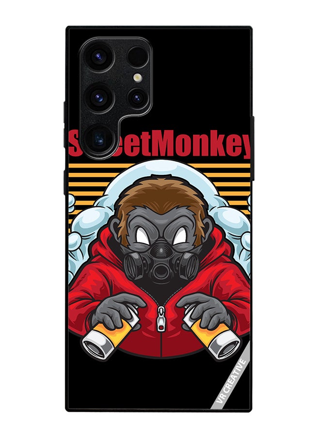 VR CREATIVE Protective Case Cover For Samsung Galaxy S25 Ultra Street Monkey Design Multicolour