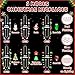 Traplace 6PCS Light Up Christmas Necklaces 3 Glow Modes Multicolor Xmas Accessories Santa Claus Snowman Designs Christmas Necklace Wearable Party Favors for Xmas Theme Party Supplies Ugly Sweater Decor - Image 4