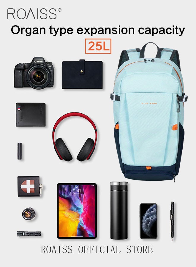 roaiss Foldable Lightweight Backpack for Unisex Casual Large Capacity Minimalist Portable Daypack for Women and Men Casual Waterproof Sports Bags for Travel Hiking with Multiple Pockets and Compartment  - Image 3