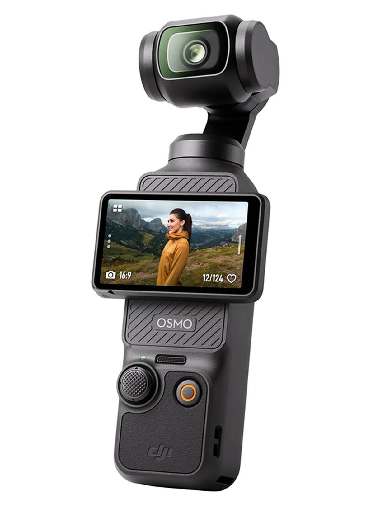 dji Osmo Pocket 3 Vlogging Camera With 1-Inch CMOS & 4K/120fps Video 3-Axis Stabilization Fast Focusing Face/Object Tracking 2-Inch Rotatable Touchscreen Small Video Camera For Photography Youtube