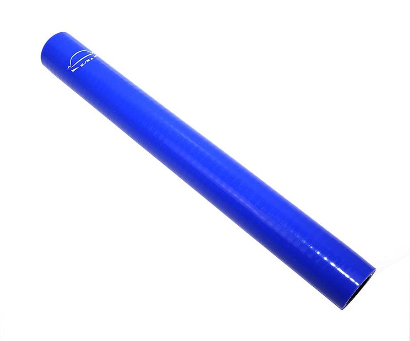 TenkeAuto 12" Long High Performance 4-Ply Reinforced 3.5" ID Straight Coupler Silicone Hose Turbo/Intercooler/Piping (BLUE 3.5'') - Image 5