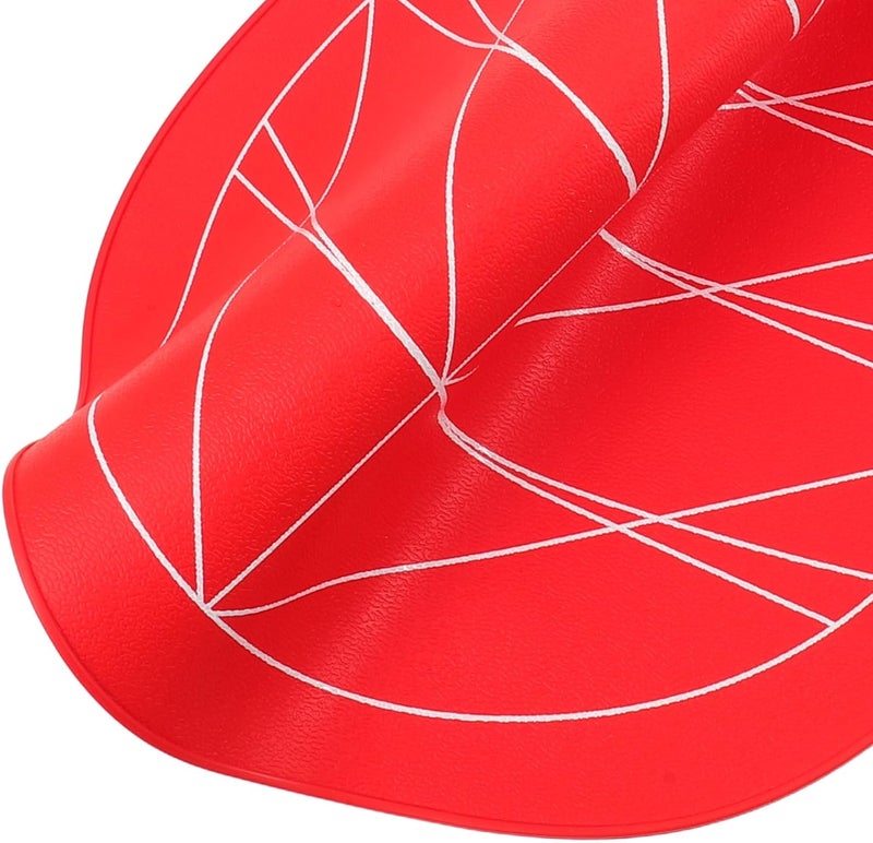 Homoyoyo Professional Barber's Cape for Haircutting and Styling – Red Anti-static Waterproof Haircut Cloth with Breathable Fabric for Salon and Home Use - Image 3