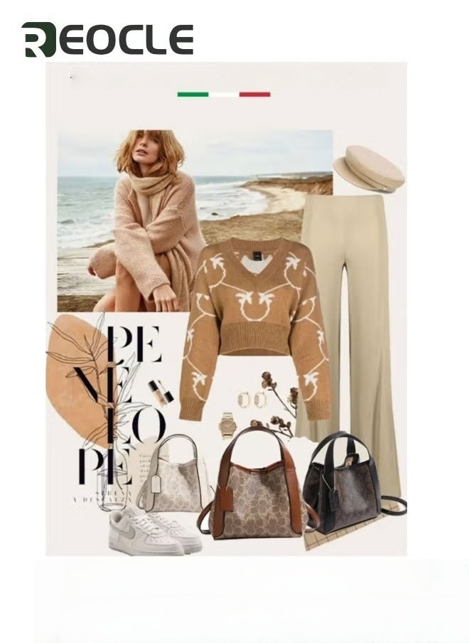 REOCLE Hobo Totes Bags for Women Leather Tote Bag Soft PU Leather Large Capacity Handbag Womens Top Handle Shoulder Bag or Everyday Use & Travel - Image 4