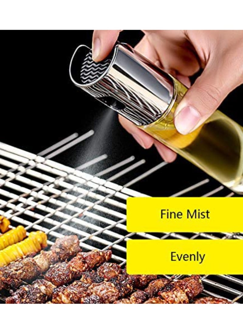 يوويل 100 مللي بخاخ موزع زيت الزيتون زجاجة بخاخ للطبخ زجاجة الخل الزجاج للطبخ الخبز والتحميص والشوي - Image 2