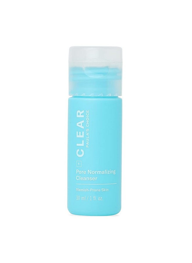 PAULA'S CHOICE Clear Pore Normalizing Cleanser Salicylic Acid Face Wash Redness & Blackheads 30 Ml (Travel Size) (26008)  - Image 1