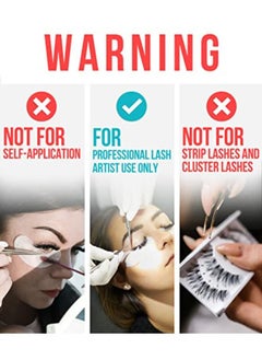 Stacy Lash Ear Eyelash Extension Glue - Stacy Lash (0.17Fl.Oz / 5Ml)/ 1 Sec Drying Time/Retention - 8 Weeks/Transparent Extra Strong Evolution Adhesive - Maximum Bonding Power/Professional Use Only  - Image 2