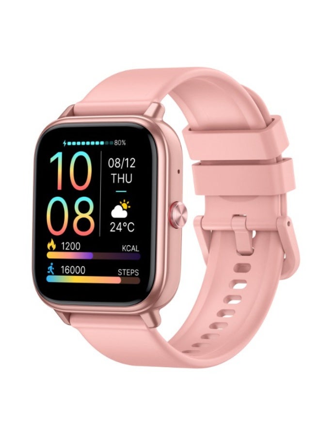 bym Square Smartwatch with Bluetooth Call, Heart Rate & Blood Oxygen Monitor, 15-21 Day Battery Life, Silicone Strap - Image 4
