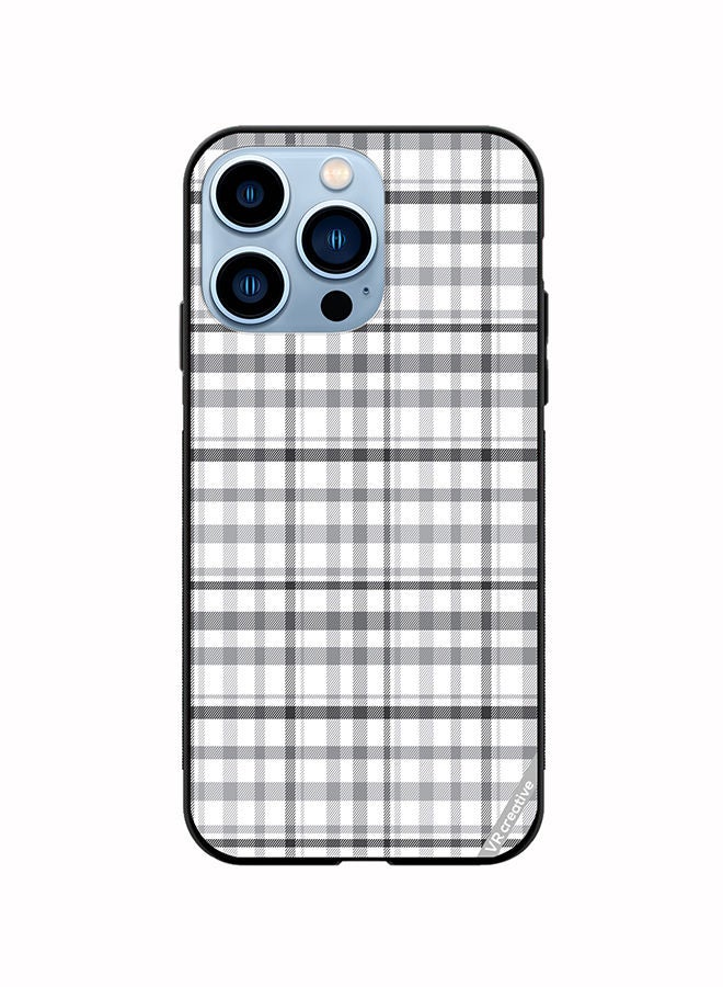 VR CREATIVE Protective Case Cover For Apple iPhone 13 Pro Checks Design Multicolour - Image 1