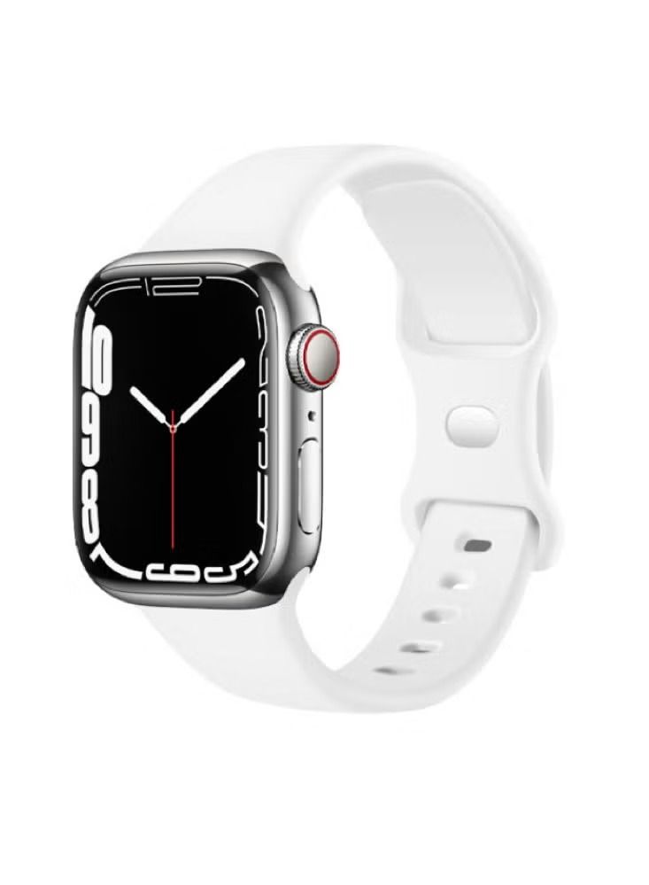 Zaboon Infinity Solid Silicone Replacement Band for Apple Watch 41/40/38mm Series 7/6/5/4/SE - Image 2