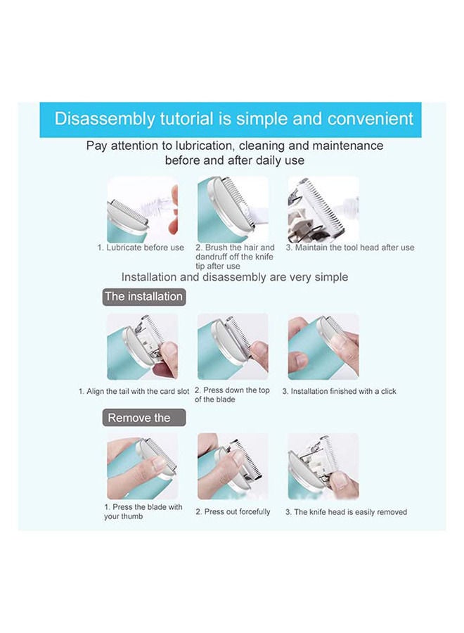 ماكينة تشذيب شعر الأطفال الكهربائية القابلة لإعادة الشحن  وماكينات قص الشعر للأطفال - Image 2