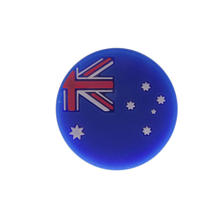 Tennis Racquets Shock Absorber Cartoon American Canadian Flag Pvc Material Tennis Avoidance Shock Absorber - Image 1