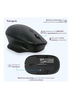 Targus Targus ErgoFlip EcoSmart Sustainable Ambidextrous Full-Size Mouse - Gaming-Level Mouse Compatible with Chrome OS, Windows, and macOS (AMB586GL)  - Image 3