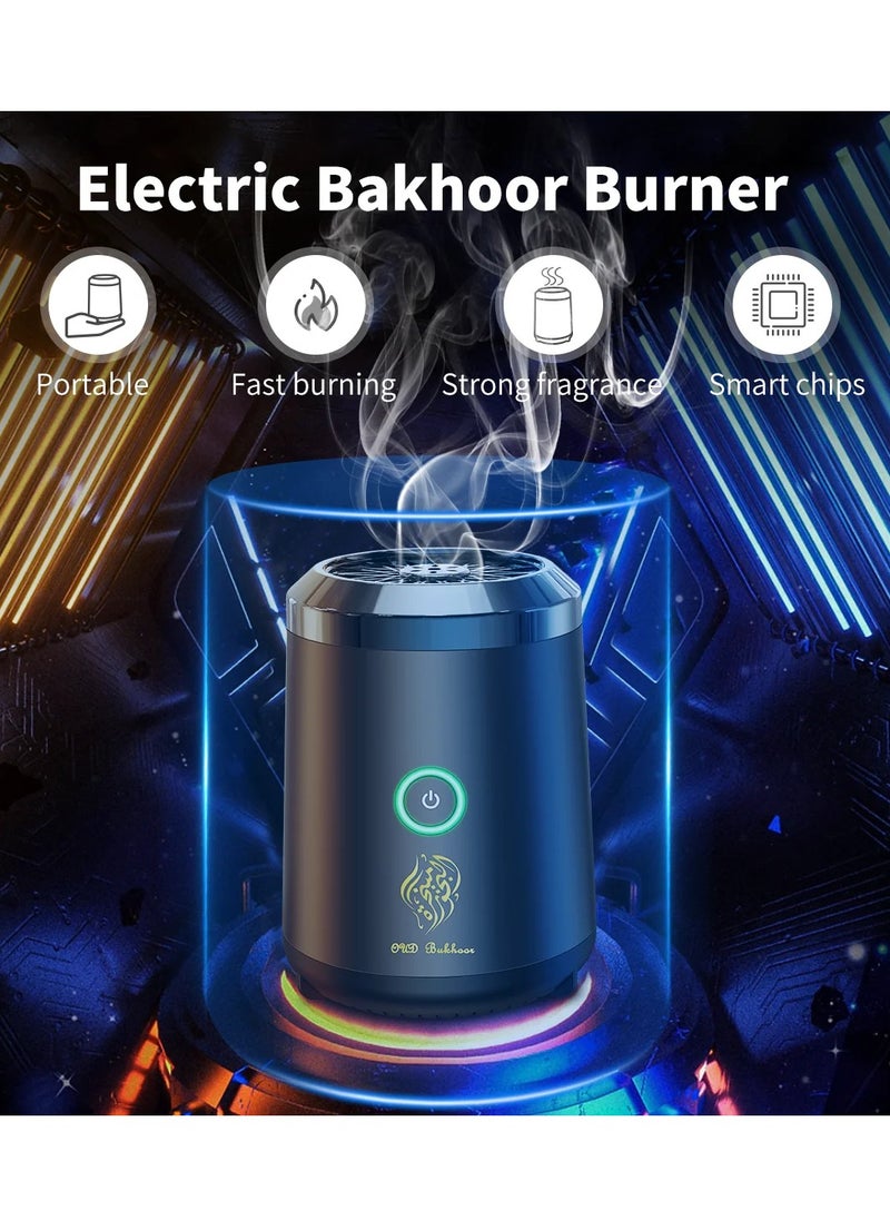 Bakhoor - Electric Mini Incense Burner Portable USB Rechargeable Aroma Diffuser - Image 1