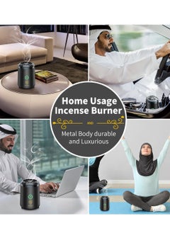 بخور مبخرة كهربائية صغيرة محمولة USB قابلة للشحن ناشر رائحة  - Image 5