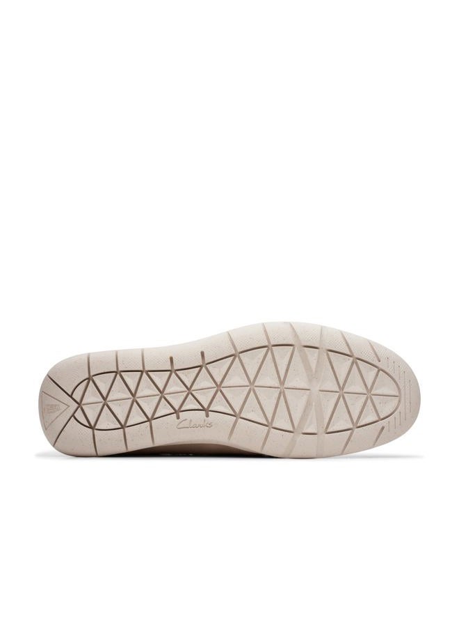 clarks حذاء موكاسين للرجال من فليكسواي، جلد سويدي رملي، 43 EU - Image 4