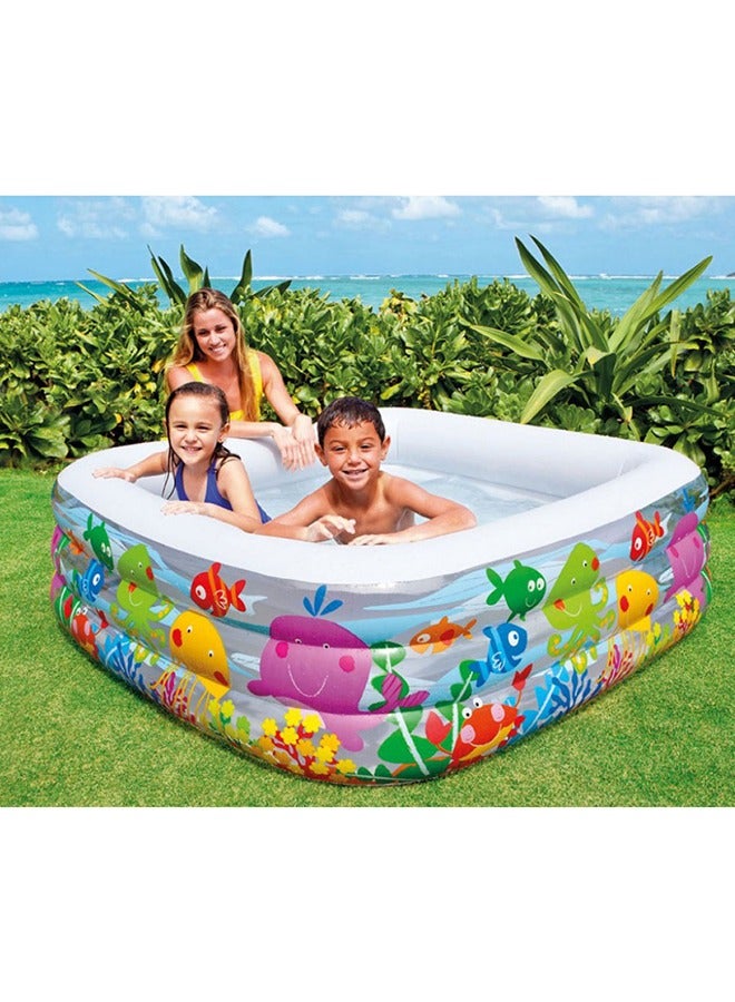 INTEX The adorable fish square swimming pool for kids size 50x159x159cm - Image 4