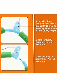 KASTWAVE Skip Ball for Kids, Toys Skip It Ankle Toy Skip Ball Jumping Swing Toy, Get Exercise The Funny Way, Fat Burning Fitness Game Fun Birthday Gift for Adults and Kids  - Image 4