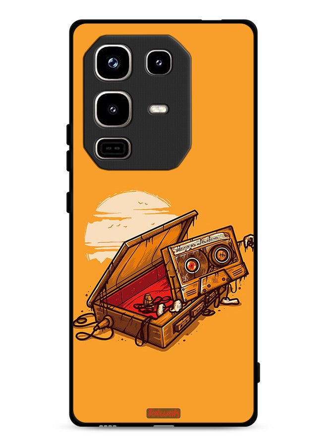 Tolwak Infinix Note 50 Pro 4G Protective Case Cover Cassette And Tape Art - Image 1