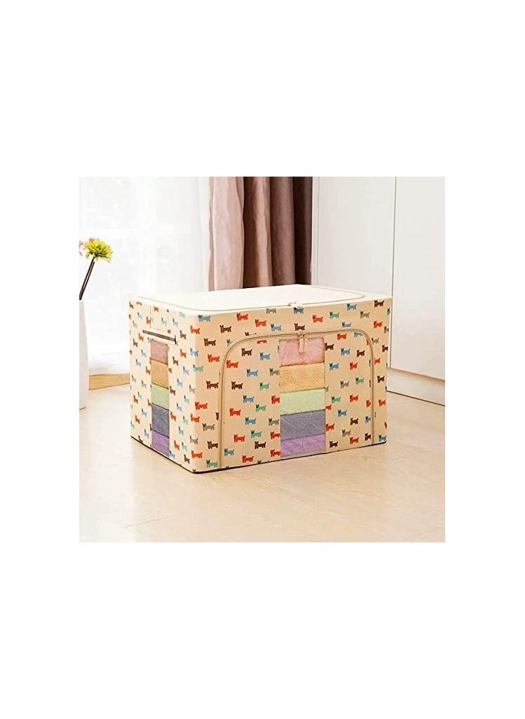Spaceshoop - Oxford fabric Living Box Storage Boxes for Clothes Cover Bags Foldable Fabric Storage Boxes Assorted Shapes - Image 1