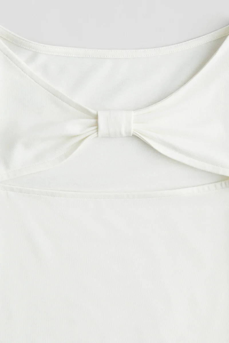 H&M Cut-out jersey top