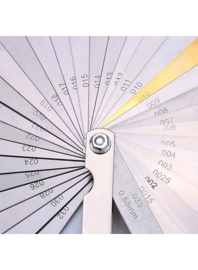 Stainless Steel Feeler Gauge Set Dual Scale Metric and Imperial Guitar String Height Ruler - Image 5