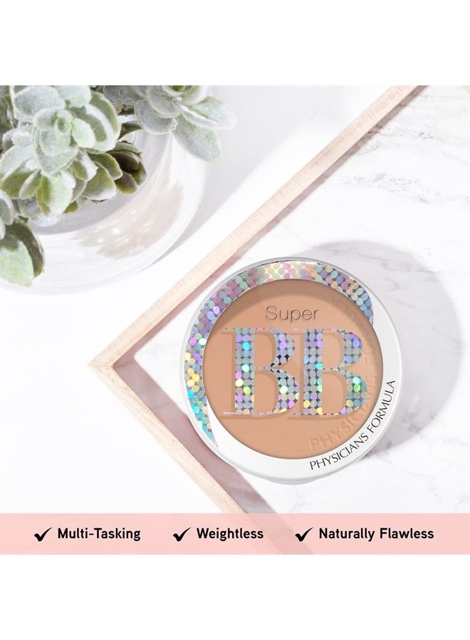 Physicians Formula كريم بي بي سوبر كل في واحد بلسم تجميل بودرة SPF 30 فاتح/متوسط | مختبر من قبل أطباء الجلدية، مختبر سريرياً - Image 2