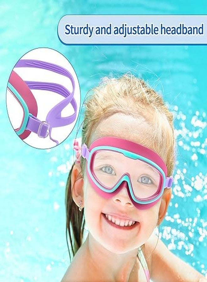 MVM Enterprise Swimming Goggles for Kids with Ear Plugs, Big Frame Leakproof Anti-fog Swimming Goggles for Kids, Swim Goggles with UV Protection Adjustable Swim Goggles for Boys, Girls (1 pcs) - Image 5