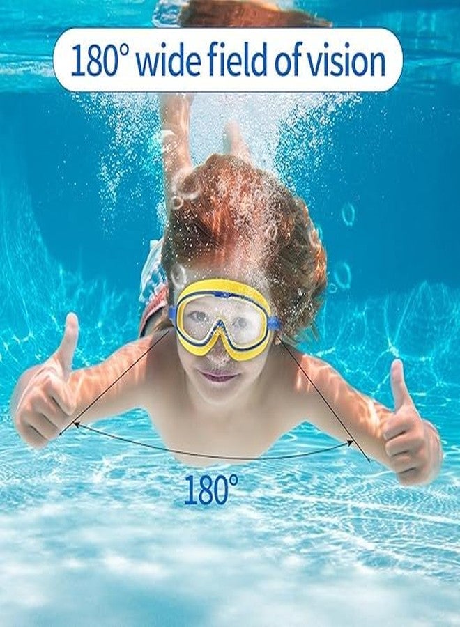 MVM Enterprise Swimming Goggles for Kids with Ear Plugs, Big Frame Leakproof Anti-fog Swimming Goggles for Kids, Swim Goggles with UV Protection Adjustable Swim Goggles for Boys, Girls (1 pcs) - Image 4