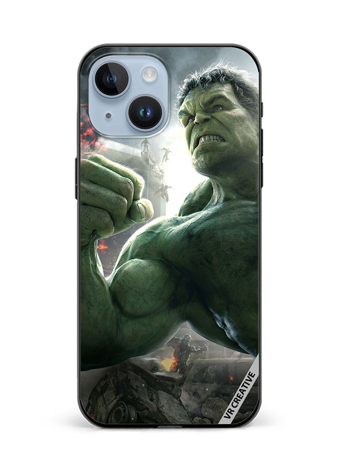 VR CREATIVE Protective Case Cover For Apple iPhone 15 Plus Hulk Design Multicolour - Image 1
