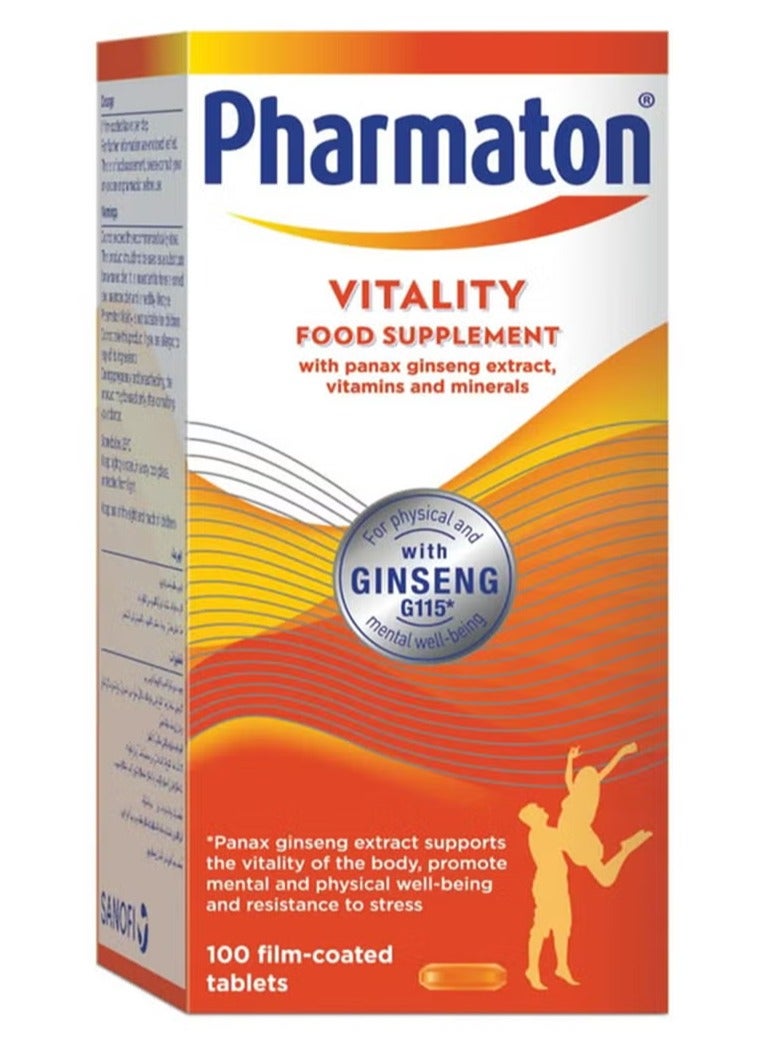 Pharmaton vitality capsules 100's - Image 1