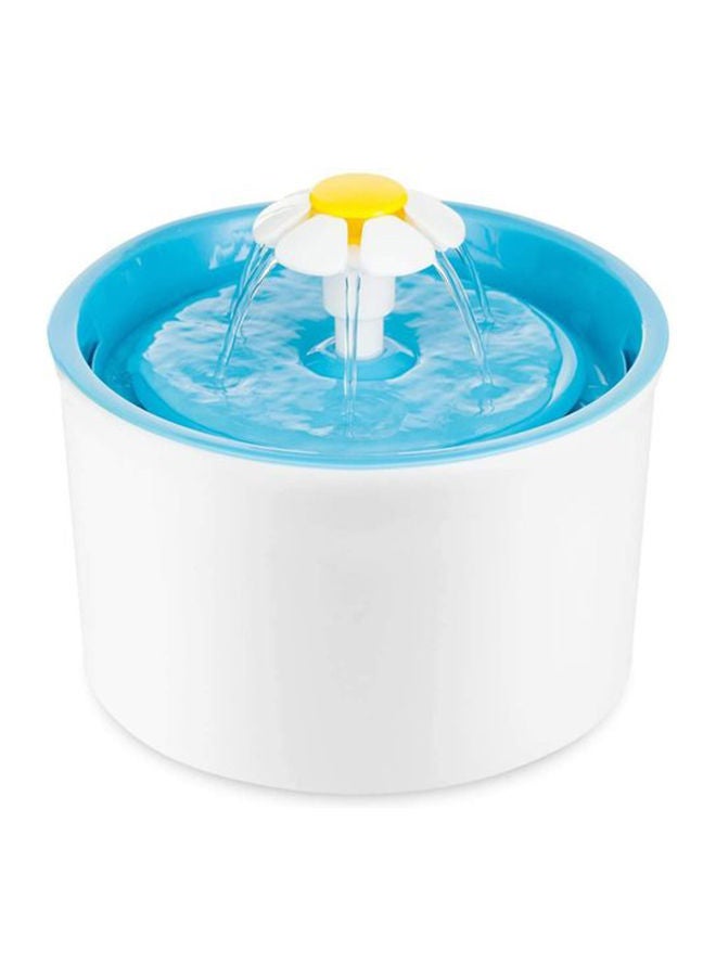 Pet Fountain Water Drinking Blue/White