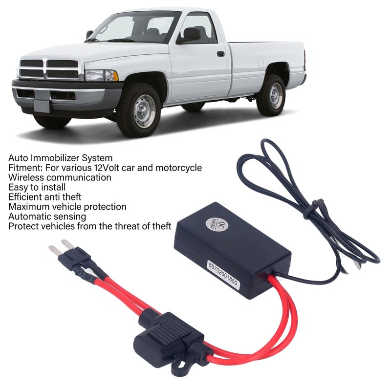 Auto Immobilizer System ABS Durable Vehicle Anti Theft Electronic Engine Lock Wireless Immobilizer for Car - Image 4