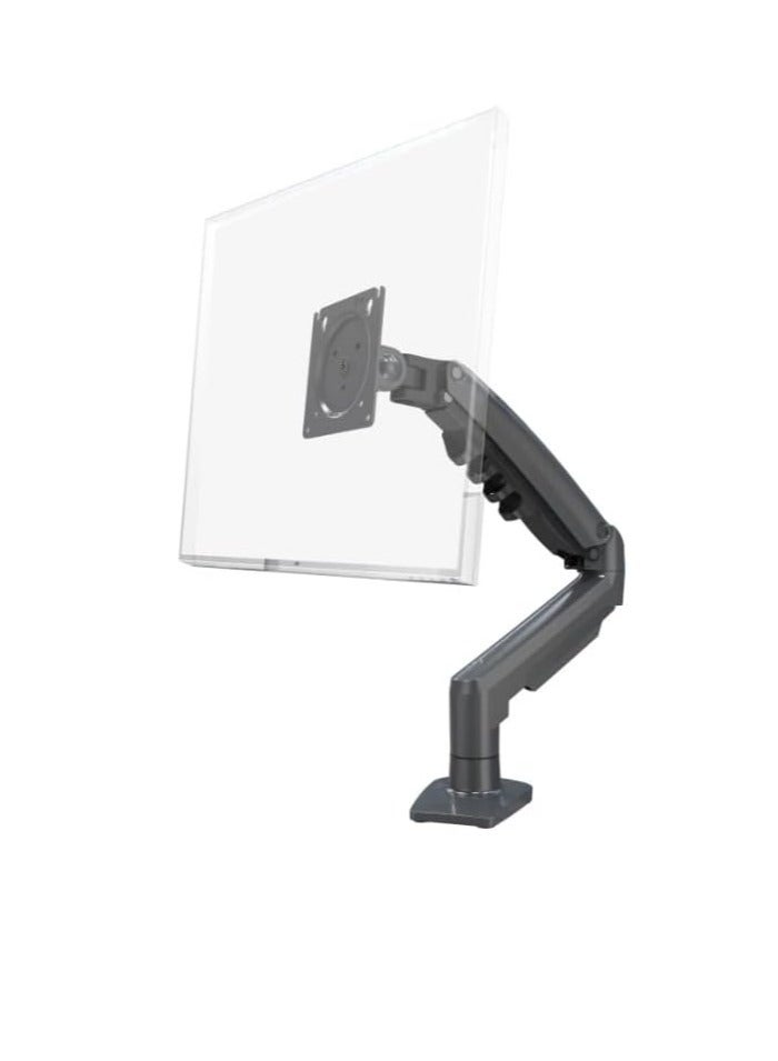 ذراع شاشة قابل للتعديل من 17 إلى 30 بوصة مع دعامة غازية للتثبيت على المكتب أو سطح المكتب من جاجيت واجون، حامل لتلفزيون ال اي دي، إمكانية الدوران والإمالة والحركة الكاملة - f80 - Image 4