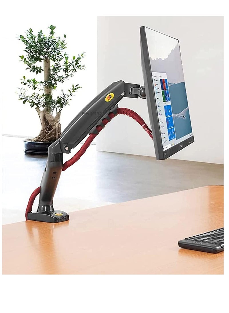 ذراع شاشة قابل للتعديل من 17 إلى 30 بوصة مع دعامة غازية للتثبيت على المكتب أو سطح المكتب من جاجيت واجون، حامل لتلفزيون ال اي دي، إمكانية الدوران والإمالة والحركة الكاملة - f80 - Image 1