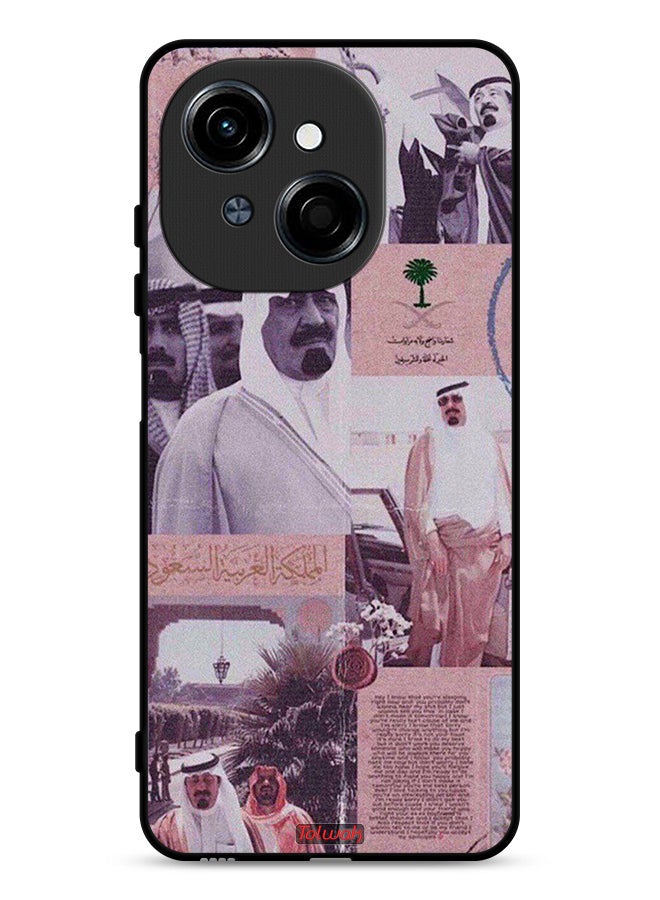Tolwak غطاء حماية Tecno Spark Go 1 4G - ملصق ملك عبدالله العتيق - Image 1