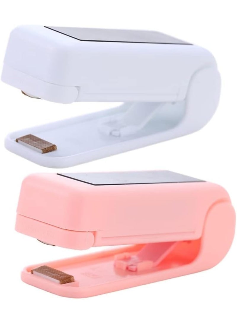 MVM Enterprise Mini Bag Sealer 2 in 1 Heat Sealer and Cutter Handheld Sealing Machine Portable Bag Resealer Sealer for Plastic Bags Food Storage Snack Fresh Bag Sealer - Image 1