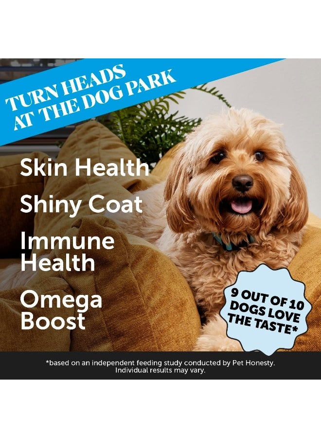 Pet Honesty Dog's Omega 3 Salmon Oil Chews for Healthy Skin & Coat (90 Pieces) - Image 2