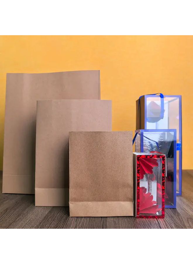 Large Magic Paper Bag Floral Box Trick Instant Invisible Flower Production Illusion Prop - Image 1