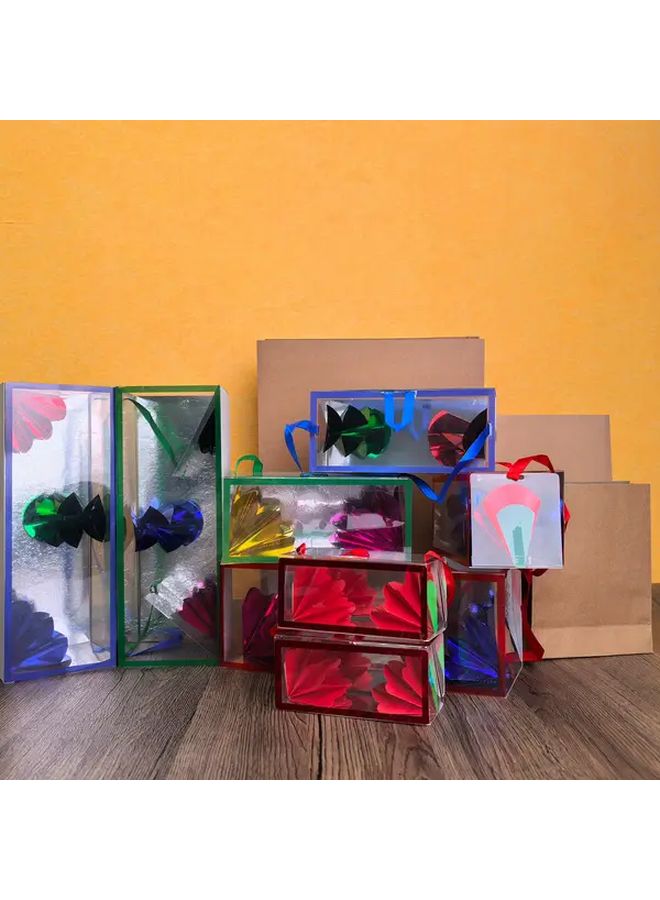 Large Magic Paper Bag Floral Box Trick Instant Invisible Flower Production Illusion Prop - Image 5